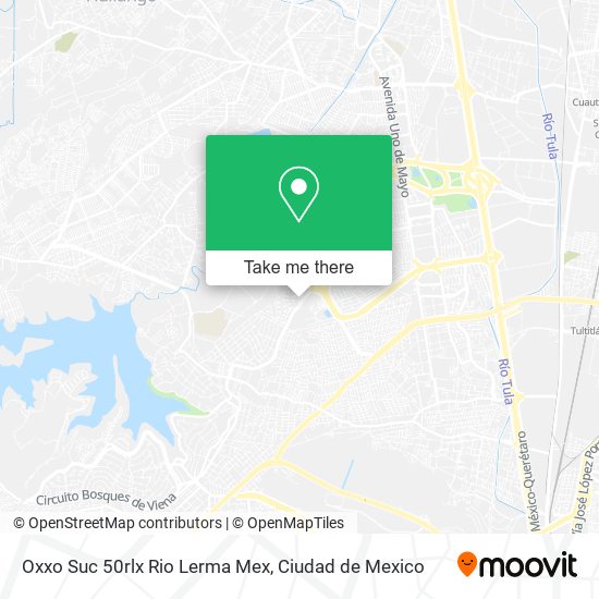 Oxxo Suc 50rlx Rio Lerma Mex map