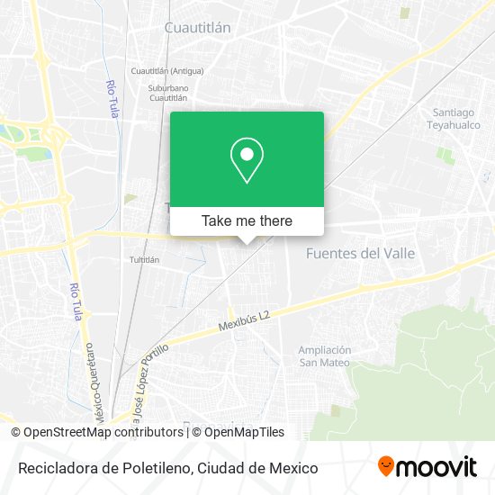 Mapa de Recicladora de Poletileno