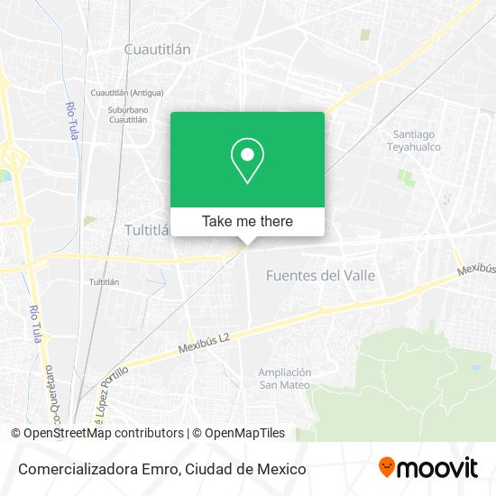 Mapa de Comercializadora Emro