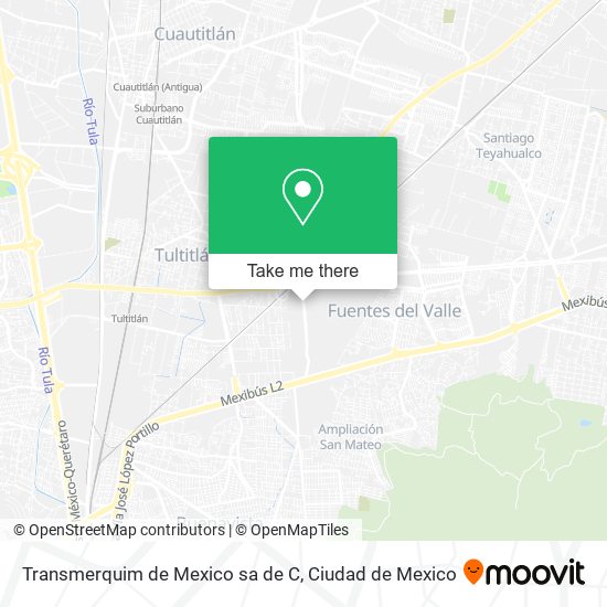 Mapa de Transmerquim de Mexico sa de C