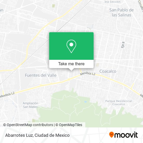 Abarrotes Luz map