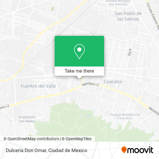 Dulceria Don Omar map