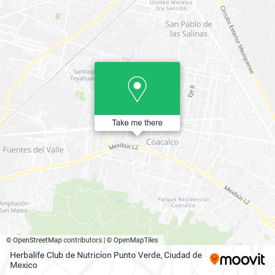 Herbalife Club de Nutricion Punto Verde map