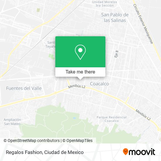 Regalos Fashion map
