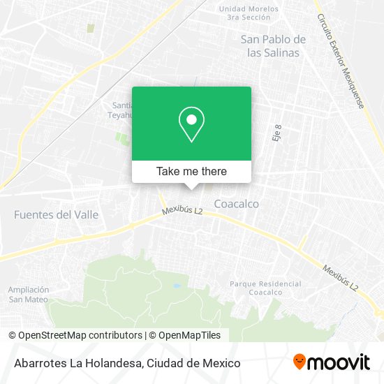 Abarrotes La Holandesa map