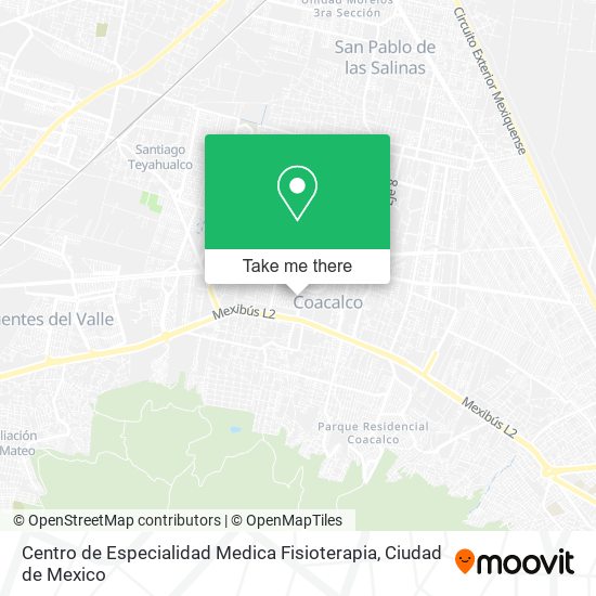 Centro de Especialidad Medica Fisioterapia map