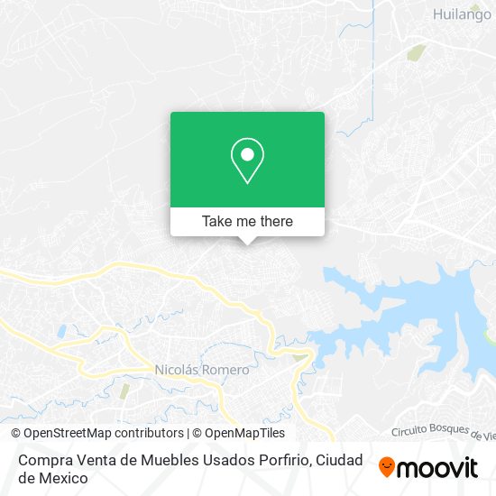 Compra Venta de Muebles Usados Porfirio map