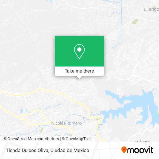 Mapa de Tienda Dulces Oliva