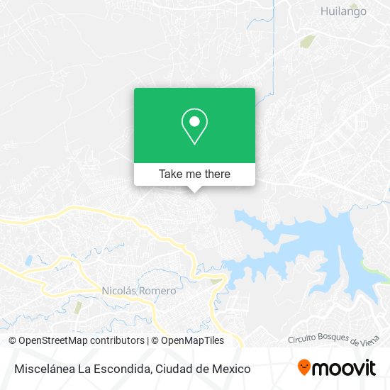 Miscelánea La Escondida map