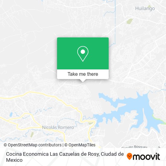 Mapa de Cocina Economica Las Cazuelas de Rosy