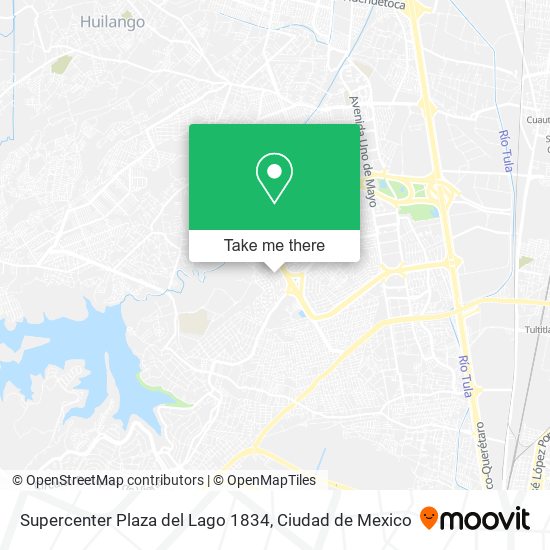 Mapa de Supercenter Plaza del Lago 1834