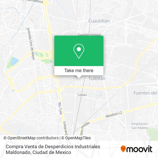 Compra Venta de Desperdicios Industriales Maldonado map