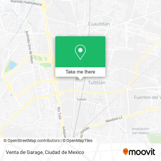 Mapa de Venta de Garage