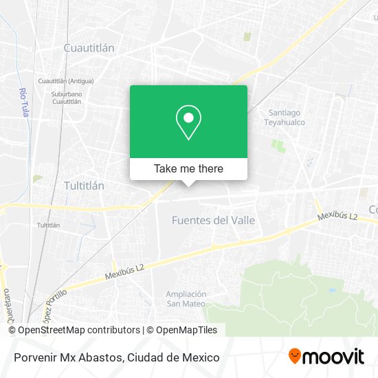 Porvenir Mx Abastos map