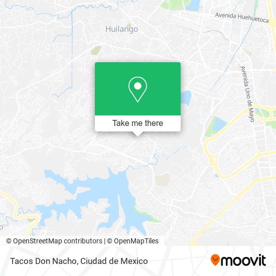 Mapa de Tacos Don Nacho