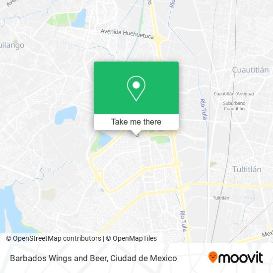 Mapa de Barbados Wings and Beer