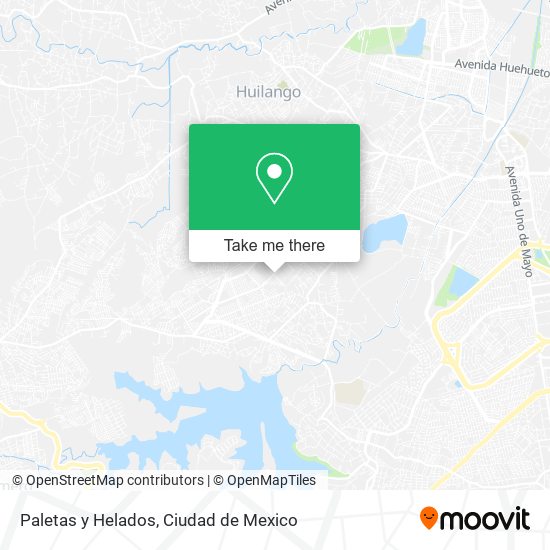 Paletas y Helados map