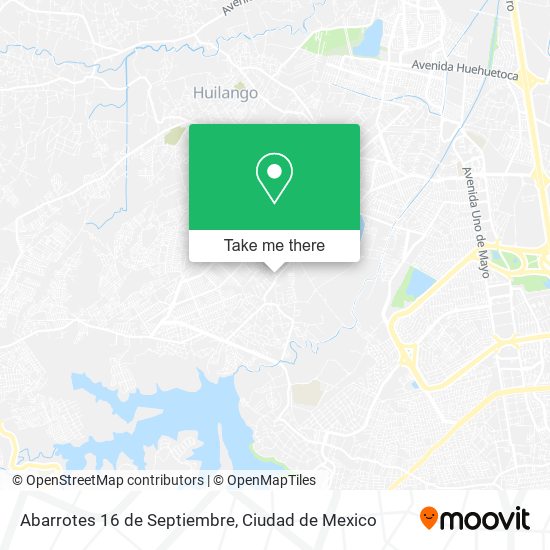 Abarrotes 16 de Septiembre map