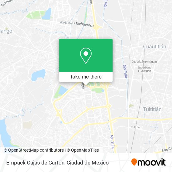 Mapa de Empack Cajas de Carton