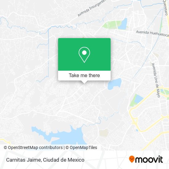Carnitas Jaime map