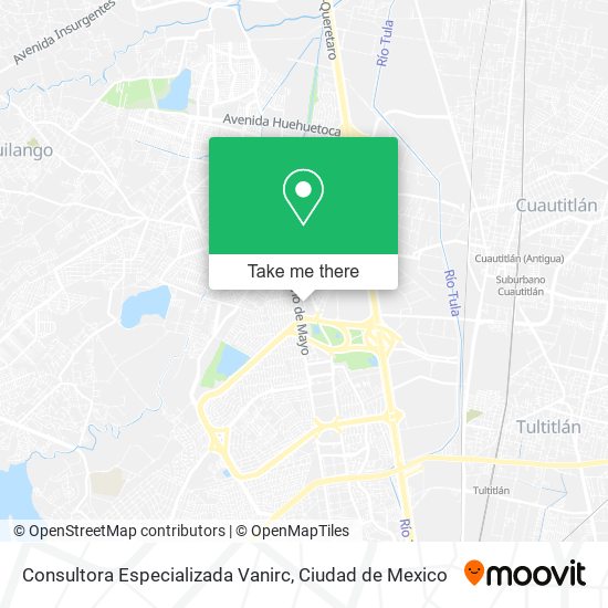 Consultora Especializada Vanirc map