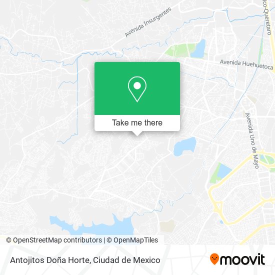 Antojitos Doña Horte map