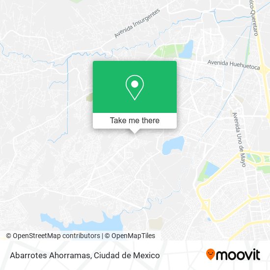 Mapa de Abarrotes Ahorramas