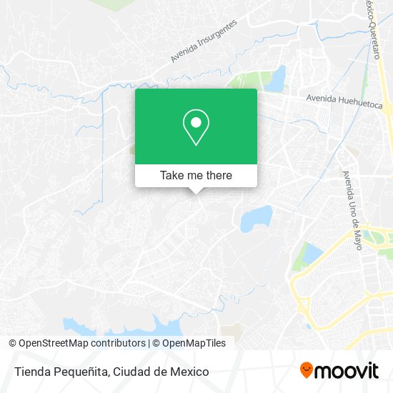 Mapa de Tienda Pequeñita