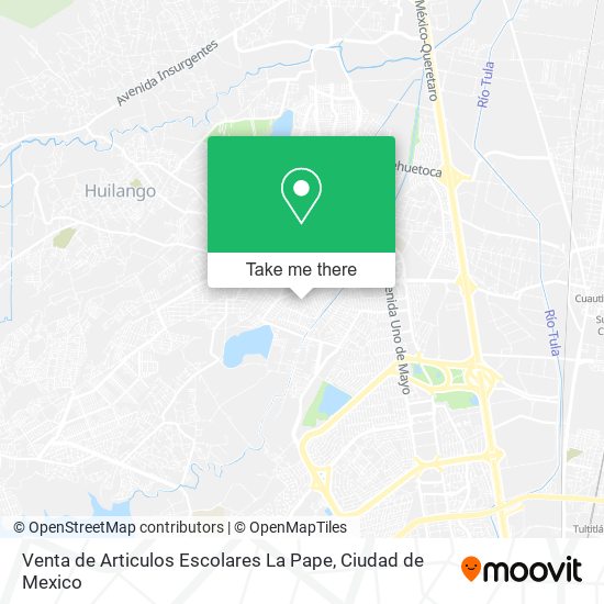 Venta de Articulos Escolares La Pape map