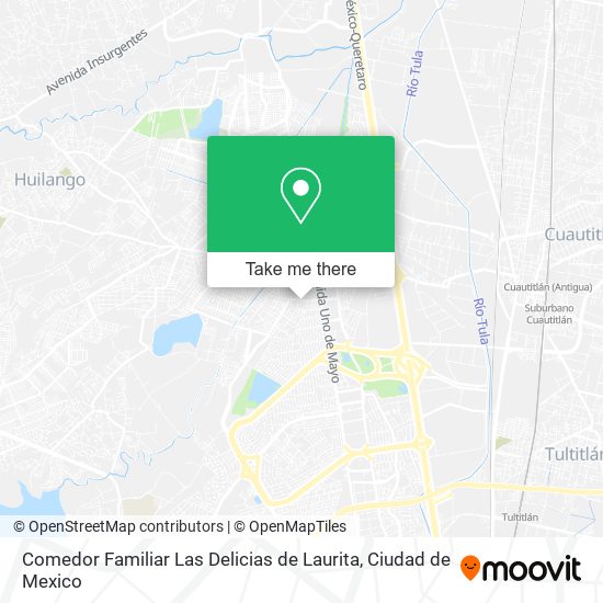 Comedor Familiar Las Delicias de Laurita map