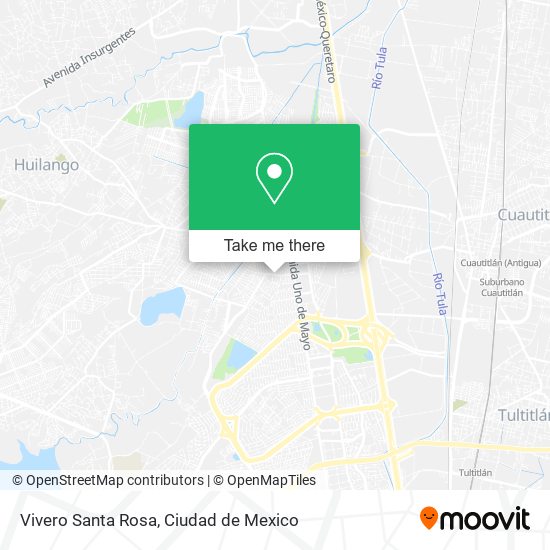 Vivero Santa Rosa map