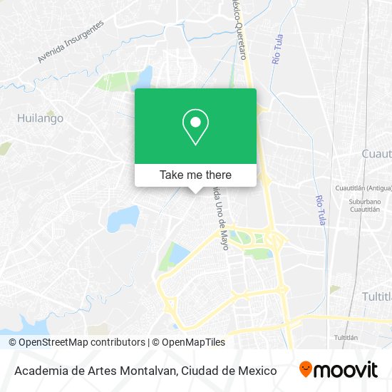 Mapa de Academia de Artes Montalvan