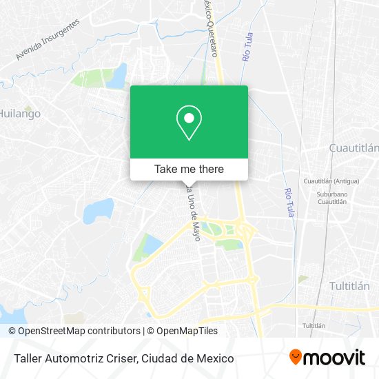 Taller Automotriz Criser map