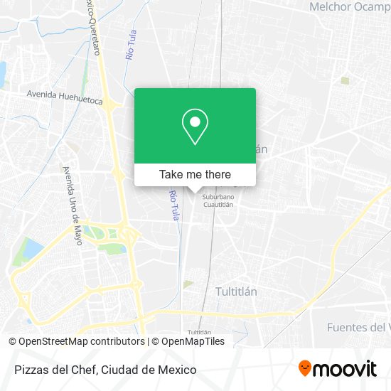 Pizzas del Chef map