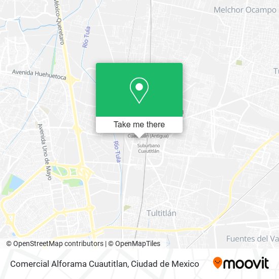 Comercial Alforama Cuautitlan map