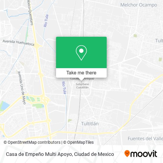 Mapa de Casa de Empeño Multi Apoyo