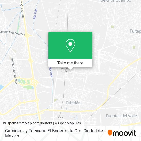 Carniceria y Tocineria El Becerro de Oro map