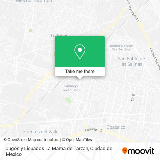 Jugos y Licuados La Mama de Tarzan map