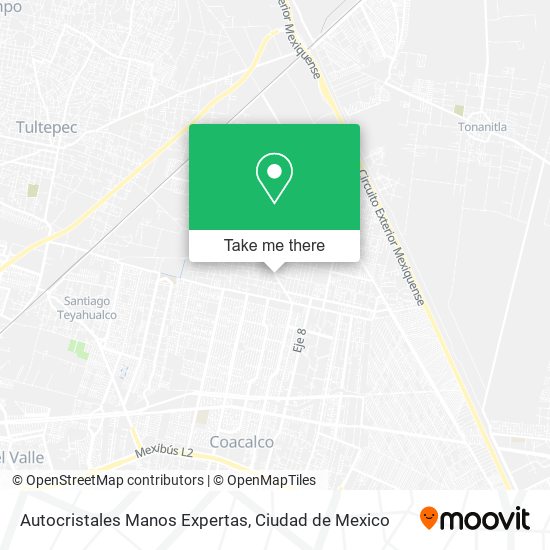 Mapa de Autocristales Manos Expertas