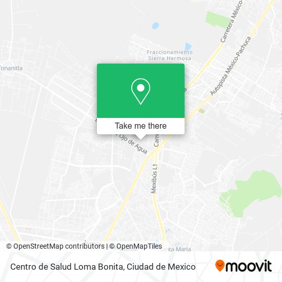 Centro de Salud Loma Bonita map