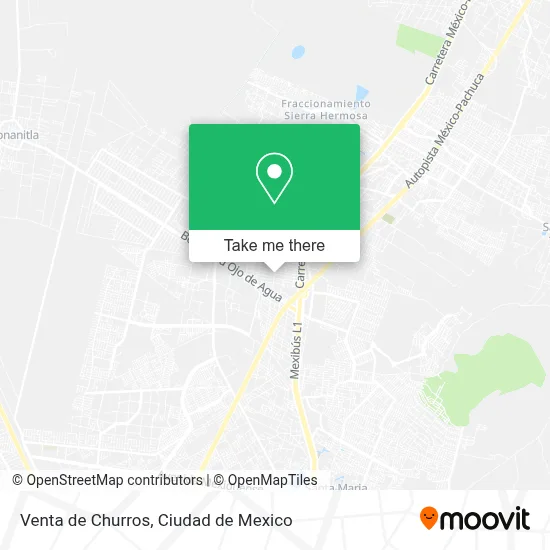 Venta de Churros map