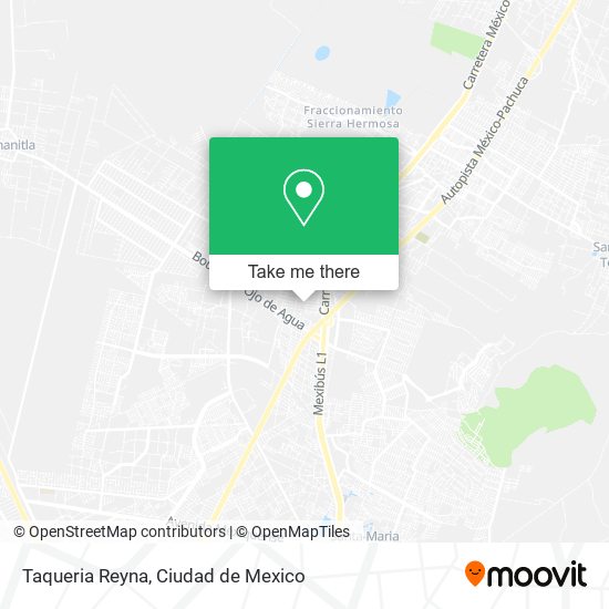 Mapa de Taqueria Reyna