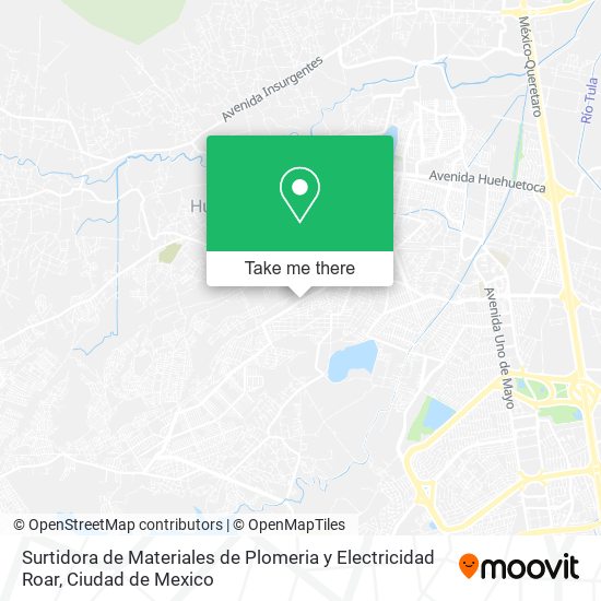 Surtidora de Materiales de Plomeria y Electricidad Roar map