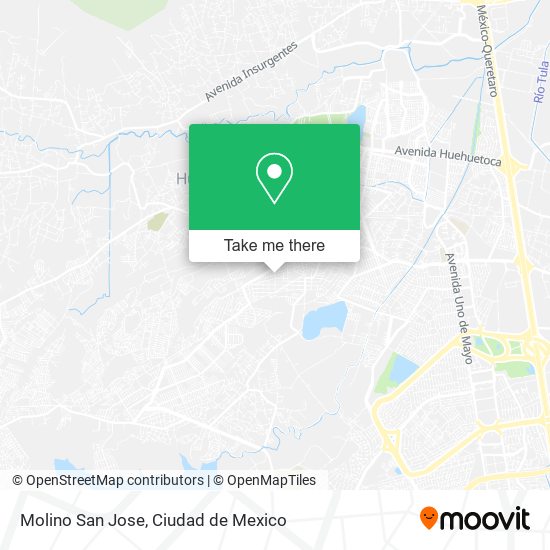 Molino San Jose map