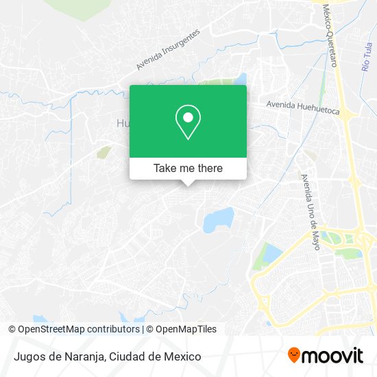 Jugos de Naranja map