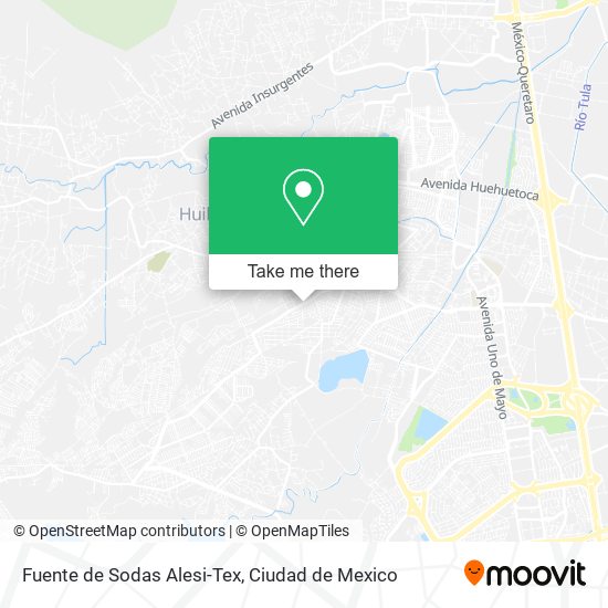 Fuente de Sodas Alesi-Tex map