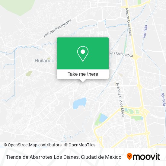 Mapa de Tienda de Abarrotes Los Dianes