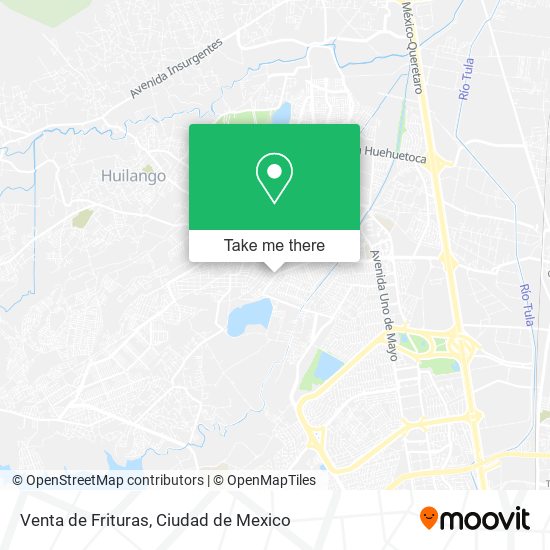 Venta de Frituras map