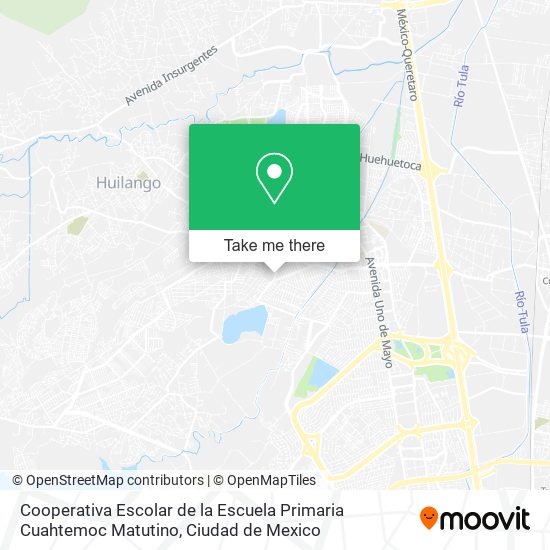 Cooperativa Escolar de la Escuela Primaria Cuahtemoc Matutino map