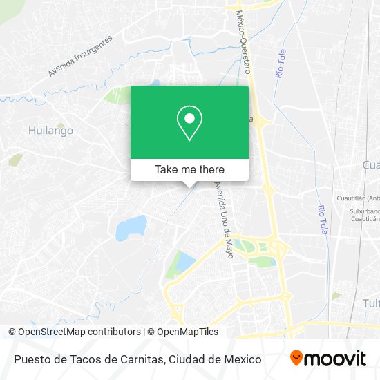 Puesto de Tacos de Carnitas map